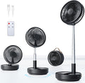 Portable Oscillating Travel Fan, 10400mAh Battery Operated Rechargeable USB by Primelove
