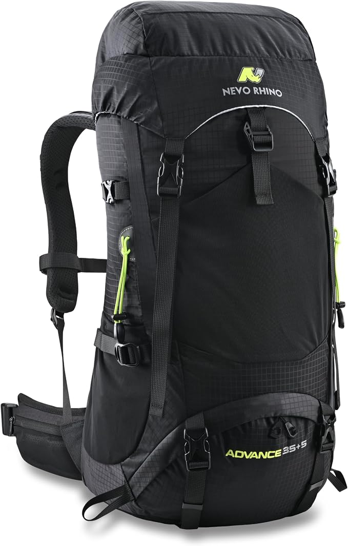 N NEVO RHINO 40L Internal Frame Hiking Backpack by NNEVORHINO