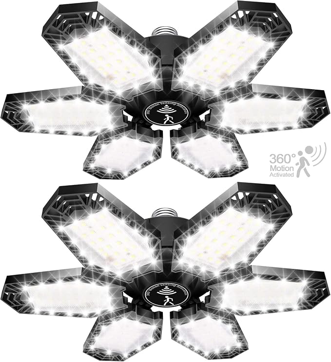 TANBABY 2 Pack LED Garage Lights - Image 8