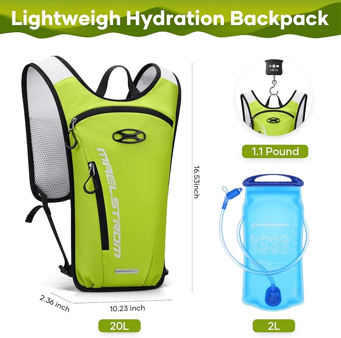 Maelstrom Hydration Backpack, Hiking Backpack - Image 4