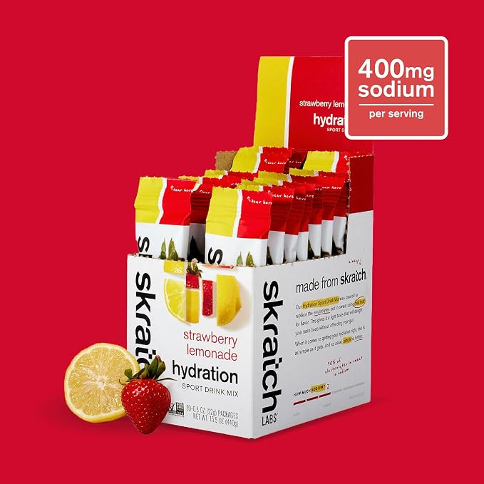 Skratch Labs Hydration Sports Drink Mix Packets – Real‑Fruit Electrolyte Powder - Image 2