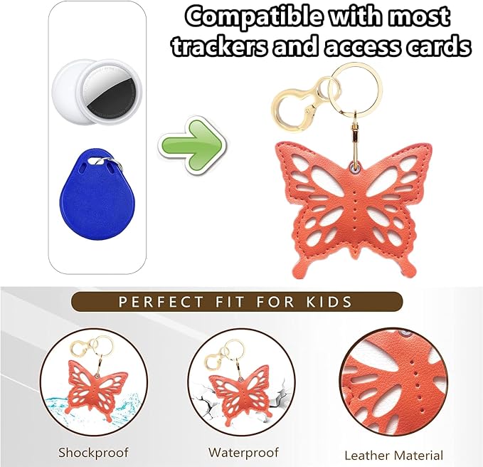 BORKUANA Leather Keychain Holder Case Compatible - Image 4