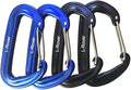 L-Rover Carabiner, 12KN Lightweight Heavy Duty Carabiner Clips, Aluminium by Ultra+Sturdy+Carabiner