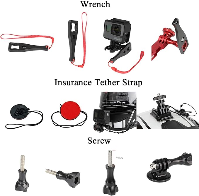 Universal Action Camera Accessory Kit - Image 6