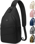 Pritent Crossbody Bags for Women Men Trendy Sling Bag Backpack Casual Chest Bag by Pritent