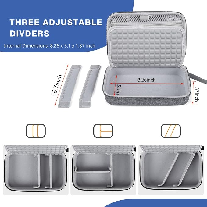 Hard Electronic Organizer Travel Case - Image 3