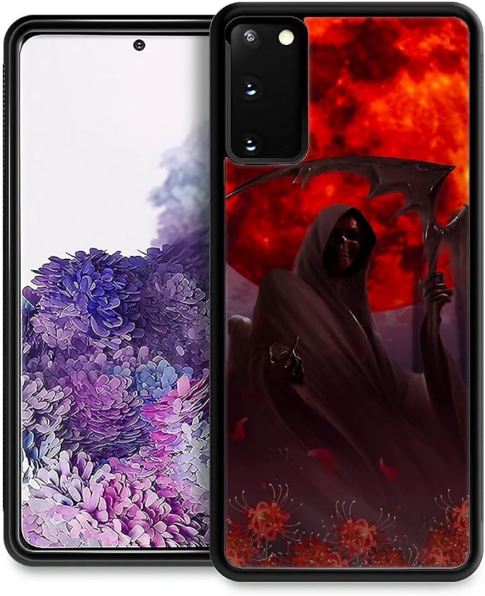 for Samsung Galaxy S20 Case, Death by The Red Moon Pattern Graphic Design Girl by FKBRCL4U