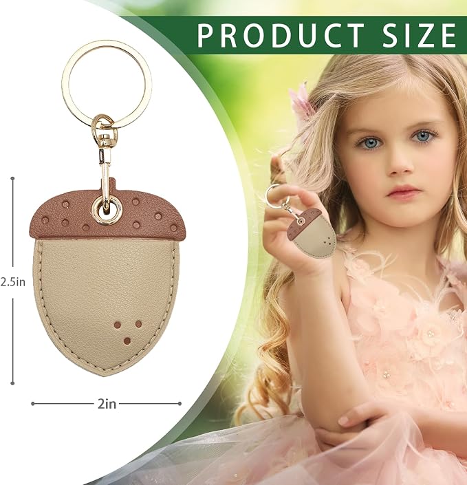 Leather Keychain Case Holder Compatible - Image 2