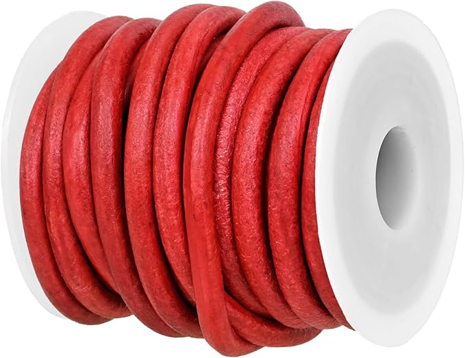 GENIQUE Real/Genuine Round Leather String Cord by GENIQUE
