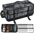 Large Fishing Tackle Bag for Soft Plastic Baits Storage, Fishing Gear Organizer by Unknown
