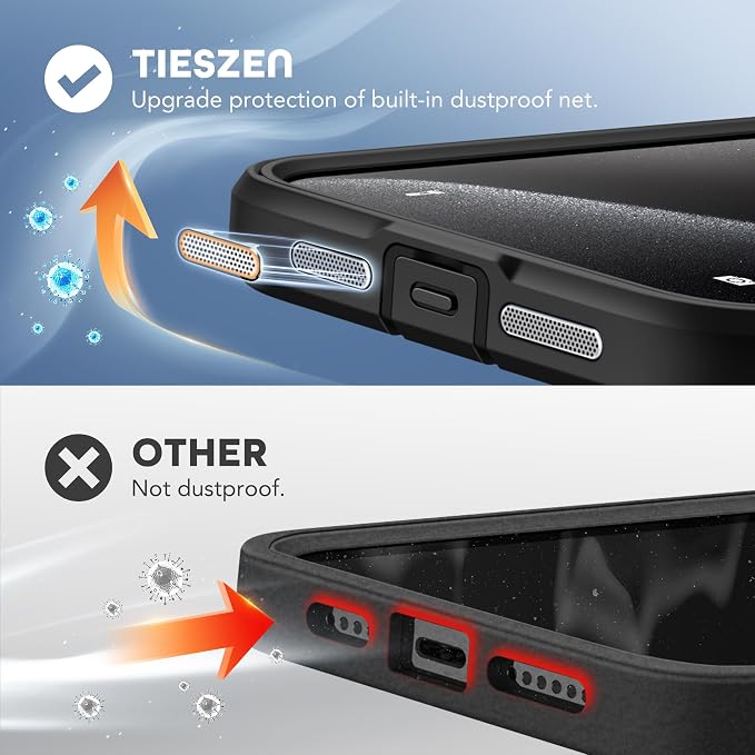 TIESZEN for iPhone 15 Pro Max Case, Compatible - Image 7