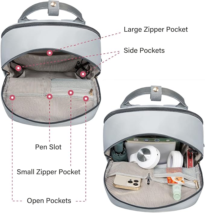 LOVEVOOK Laptop Backpack for Women Men, 17.3 Inch Laptop Bag - Image 4