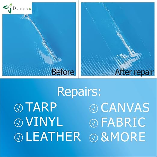 Dulepax Tent Repair Tape, Ultrastrong Awning Repair Tape, Boat Covers Repair - Image 9
