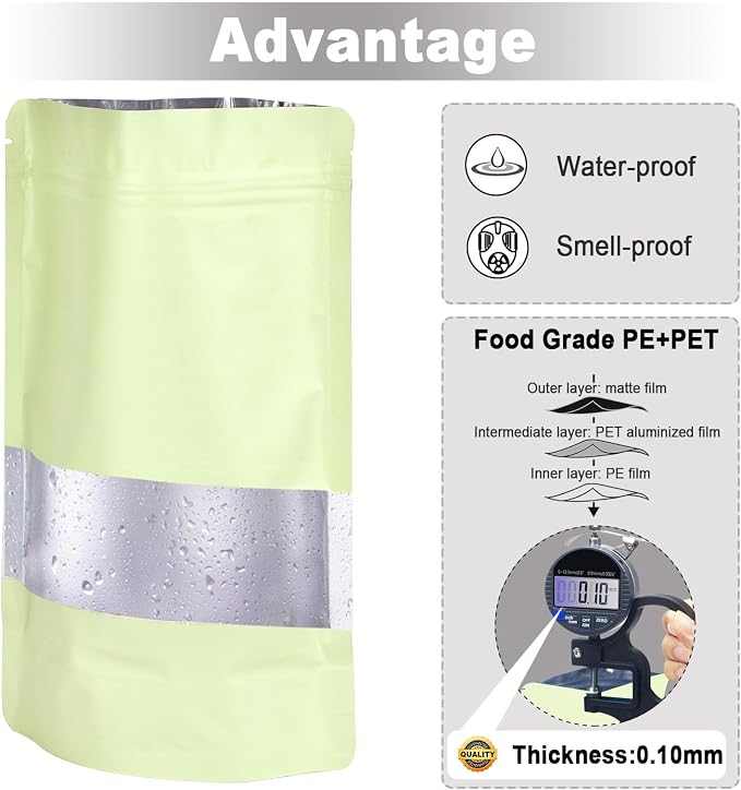 7.1"x10.2" 1 Quart 120pcs Mylar Bags - Image 5
