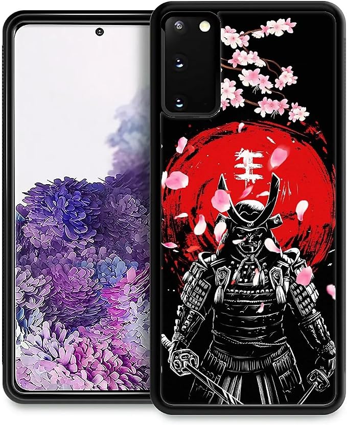 for Samsung Galaxy S20 Case, Sakura Japanese Samurai Pattern Graphic Design by FKBRCL4U
