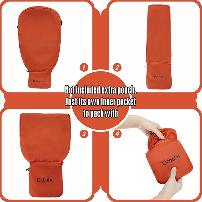 Ultra Lightweight Foldable Backpack, Water Resistant Small Packable Hiking - Image 4