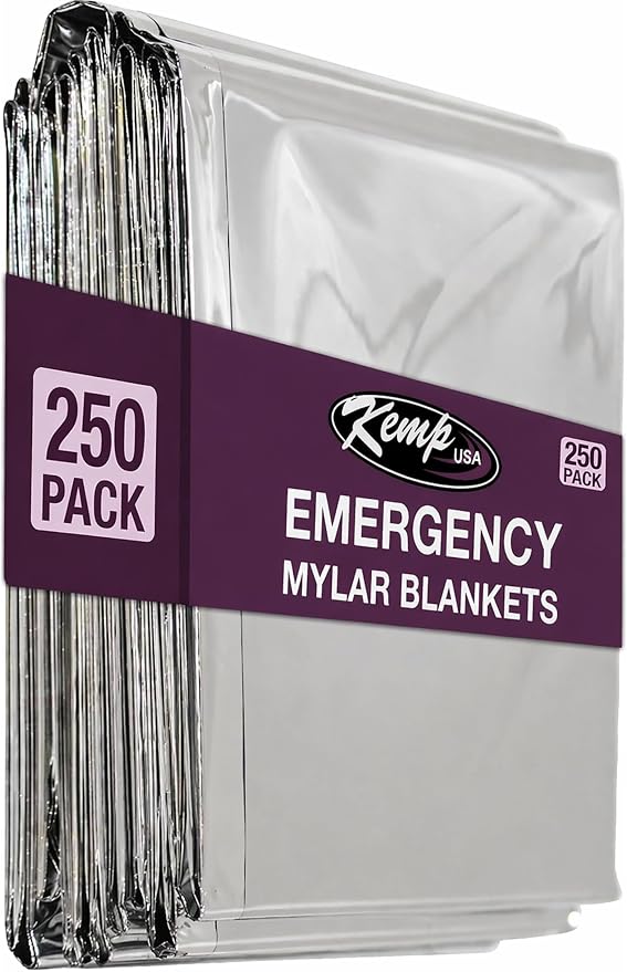 Kemp USA Emergency Mylar Blanket Lightweight Thermal Reflective Survival by Kemp+USA