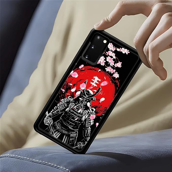 for Samsung Galaxy S20 Case, Sakura Japanese Samurai Pattern Graphic Design - Image 6