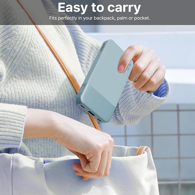 NOBIS Portable Charger, 10000mAh Power Bank Fast Charging, Battery Pack - Image 6