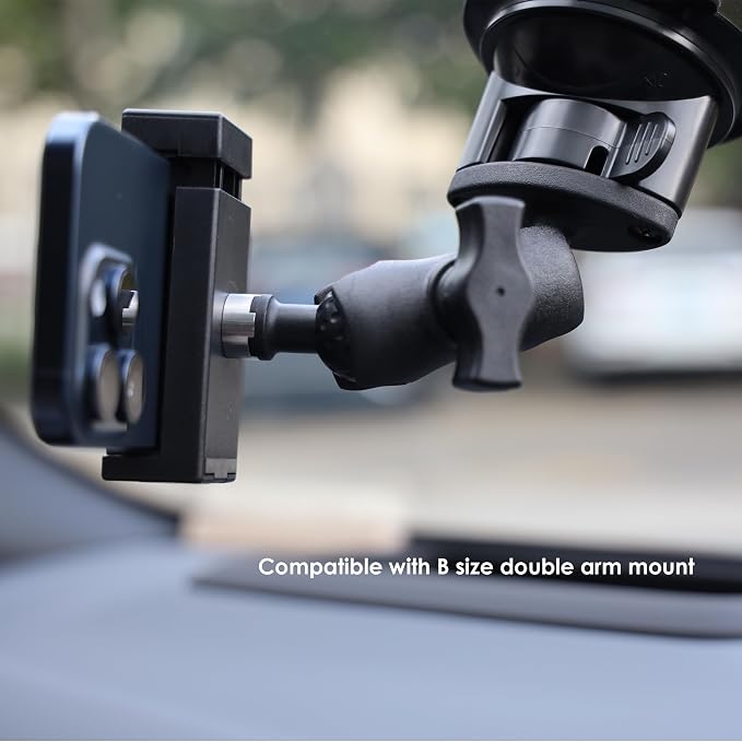 1-Inch Ball Mount with 2.3"- 3.5" Width Phone Holder Combatible - Image 5