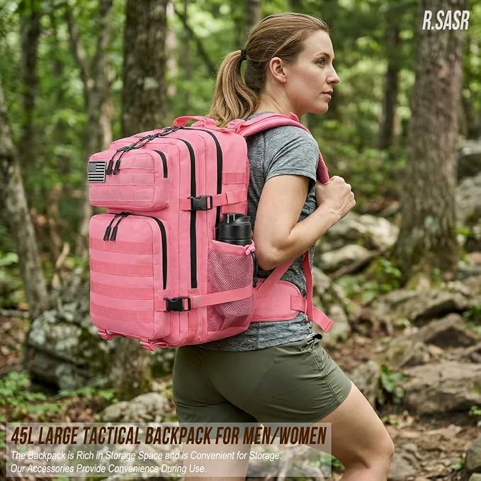 45L Tactical Backpack for Men Women, Military Assault Pack - Image 5