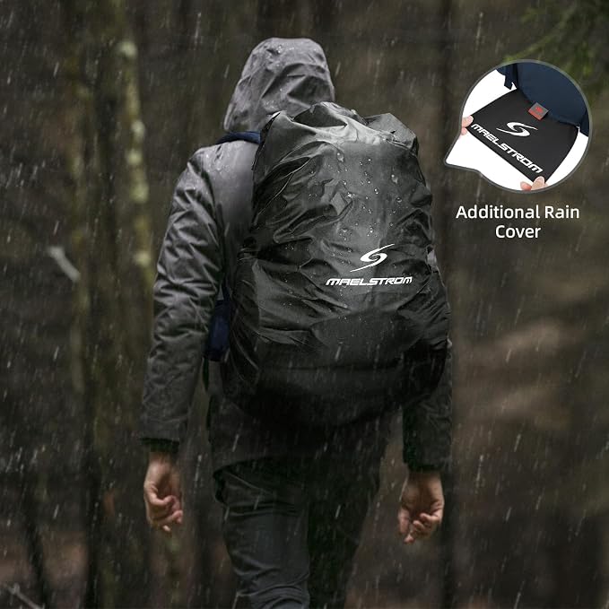 Maelstrom Hiking Backpack, 40L Waterproof Camping Daypack - Image 6