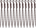Paracord Keychain Paracord Bag Charm 12pcs Braided Nylon Rope Keychain Cord by Cmidy