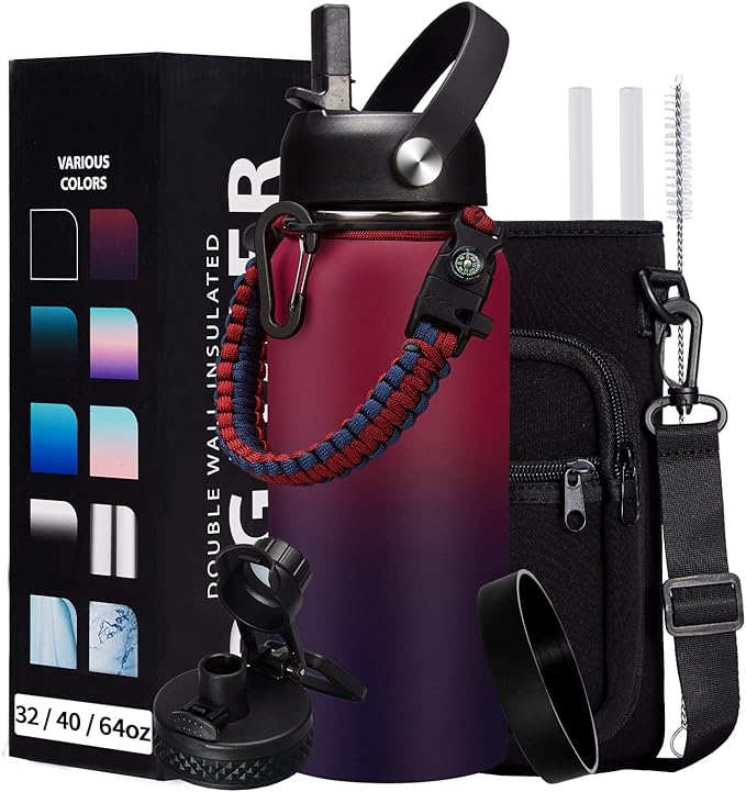 32OZ Insulated Water Bottle by DIGJUPER