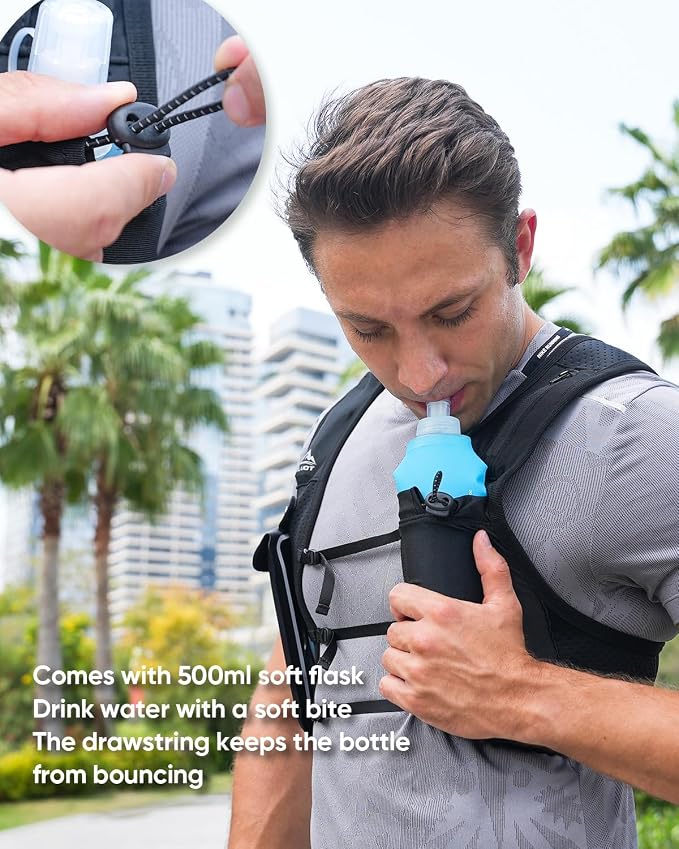 Zelvot Running Vest for Women Men, USA Original Patent, Adjustable Chest Straps - Image 4