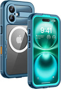 Lanhiem Magnetic for iPhone 16 Plus Case, IP68 Waterproof Dustproof Case by LanhiemHome