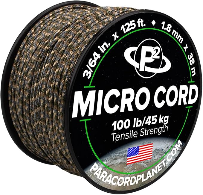 Paracord Planet Micro Paracord – Thin Braided Cord by ParacordPlanet