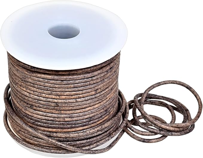 GENIQUE Real/Genuine Round Leather String Cord - Image 4