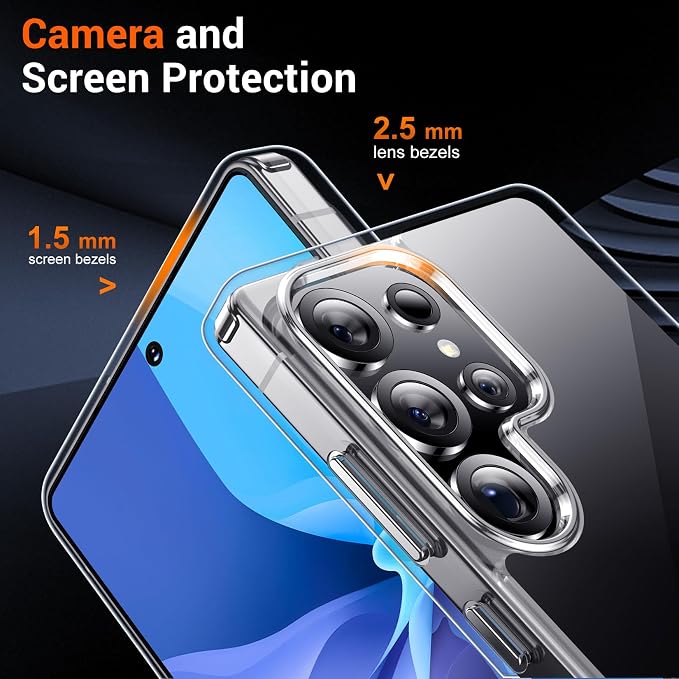 Temdan Designed for Samsung Galaxy S24 Ultra Case, Slim Thin Phone Case for S24 - Image 5
