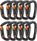 UIAA Certified Professional Heavy Duty Large Locking Carabiner Clips Climbing by AINIKEY