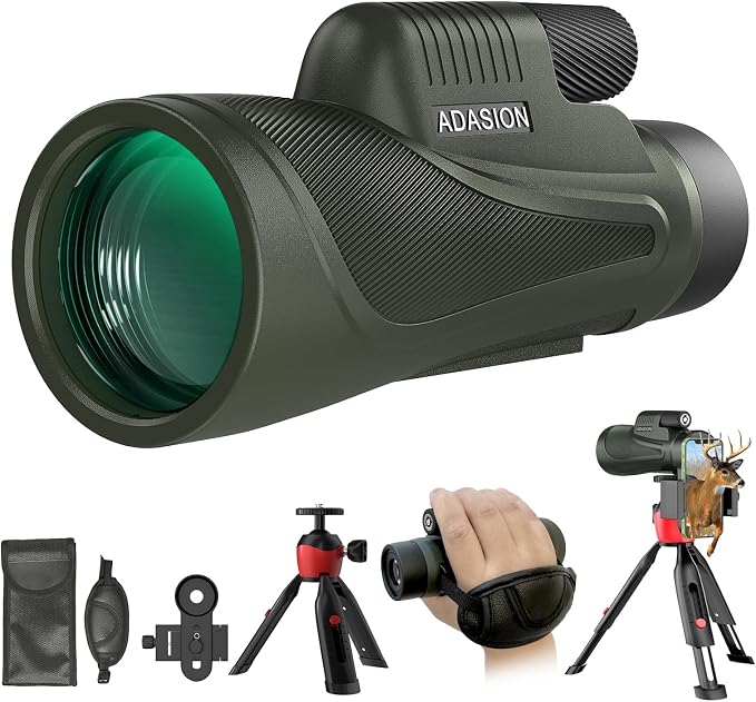12x56 HD Monocular Telescope High Powered by Adasion