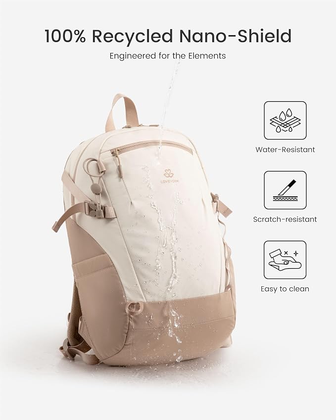 LOVEVOOK Small Travel Backpack for Women, Water-Resistant Hiking backpack - Image 4