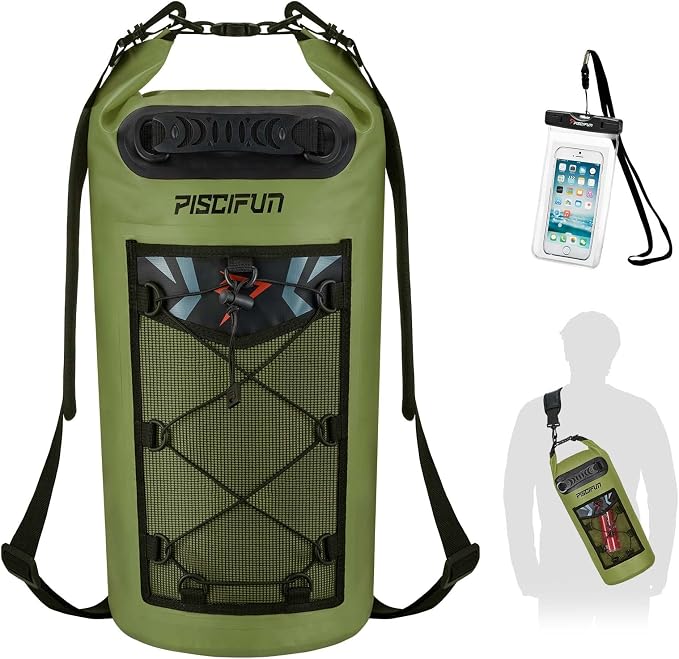 Piscifun Dry Bag, Waterproof Floating Backpack 10L/20L/30L/40L by Piscifun
