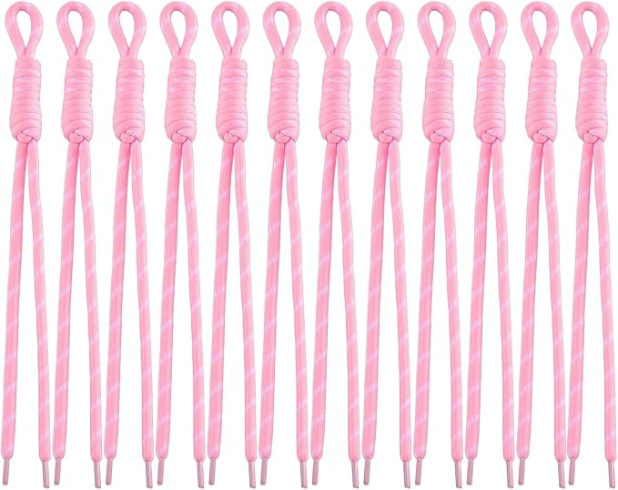 Paracord Keychain Paracord Bag Charm 12pcs Braided Nylon Rope Keychain Cord by Cmidy