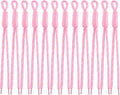 Paracord Keychain Paracord Bag Charm 12pcs Braided Nylon Rope Keychain Cord by Cmidy