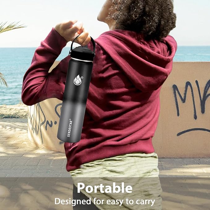 Insulated Water Bottle 32 oz - Image 6