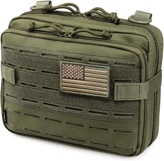 WYNEX Tactical Molle Admin Pouch of Double Layer Design, Admin Pouches Molle by WynexTactical