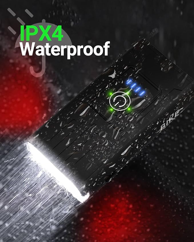 Victoper Bike Light, High Lumens Super Bright Bicycle Lite, 6+4 Modes USB - Image 7