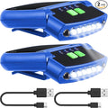Mudder LED Clip on Cap Lights USB Rechargeable Cap Flashlight Clip Waterproof by Mudder
