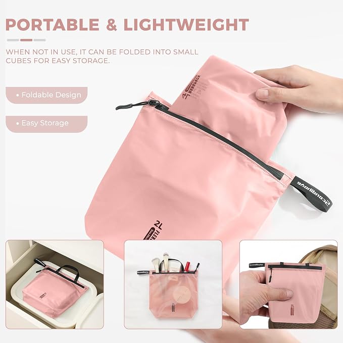 Travel Laundry Bag Ultralight Waterproof Washable Wet Dry Bag - Image 8