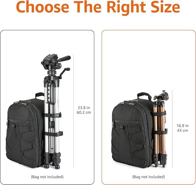 Amazon Basics 50-inch Lightweight Portable Camera Tripod Stand - Image 6