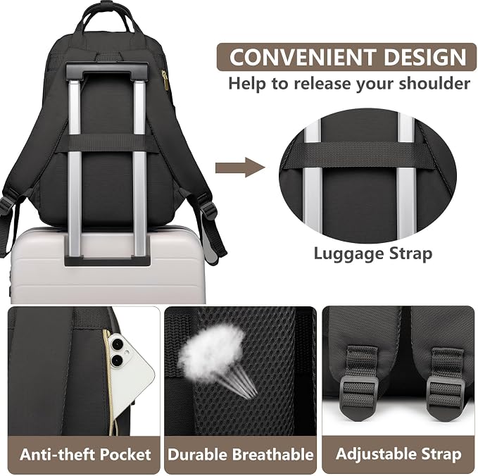 Laptop Backpack for Women Work Bag - Image 5