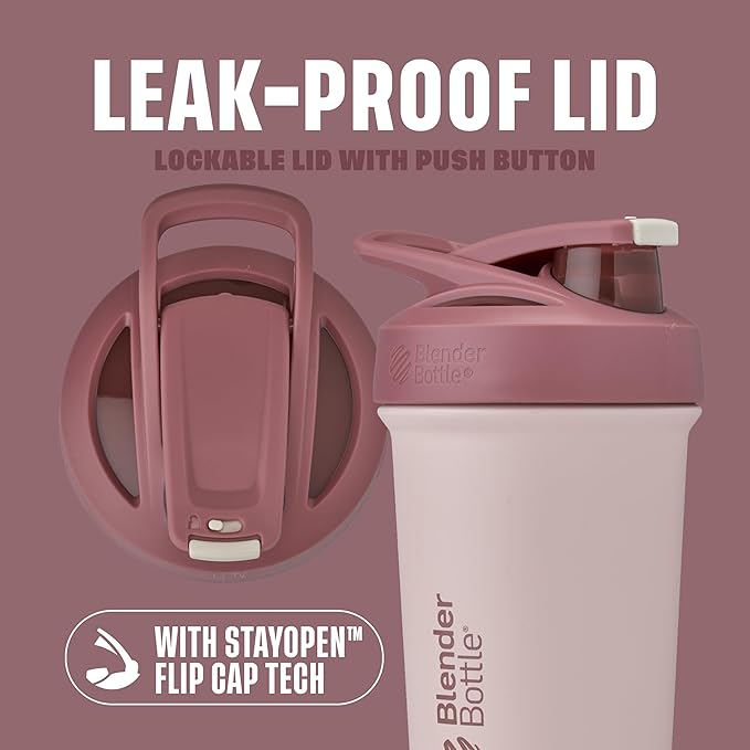 BlenderBottle Sport Sleek Shaker Cup Insulated Stainless Steel Water Bottle - Image 2