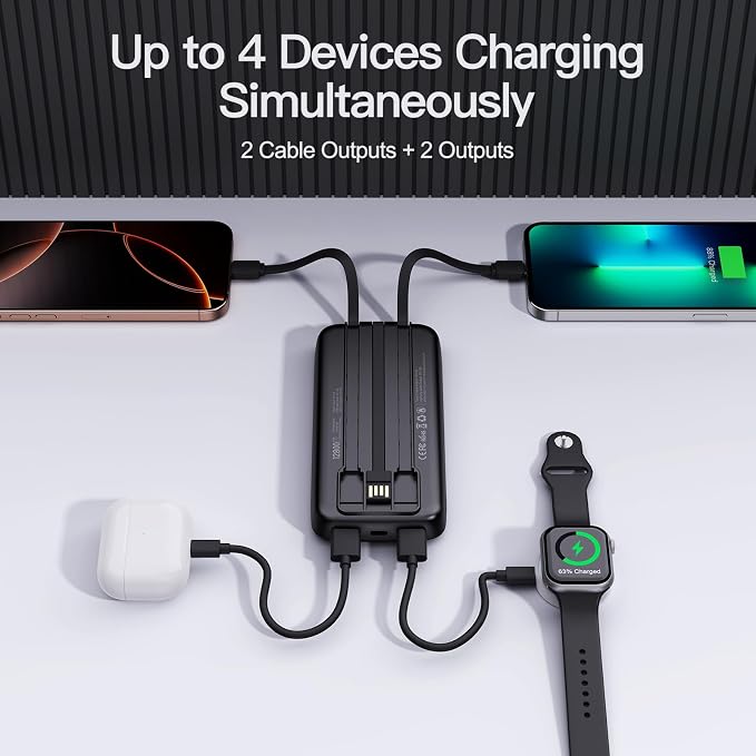 2026 2-Pack 12800mAh Portable Charger - Image 2