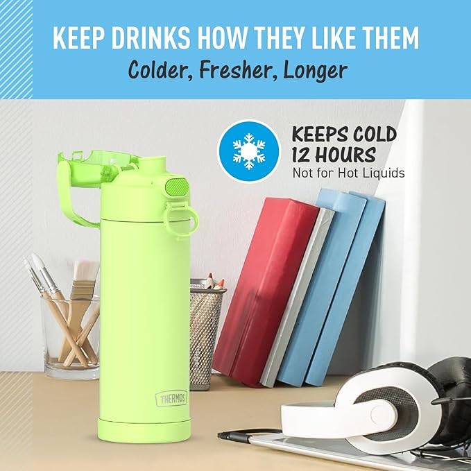 THERMOS FUNTAINER 16 Ounce Stainless Steel Vacuum Insulated Bottle - Image 5