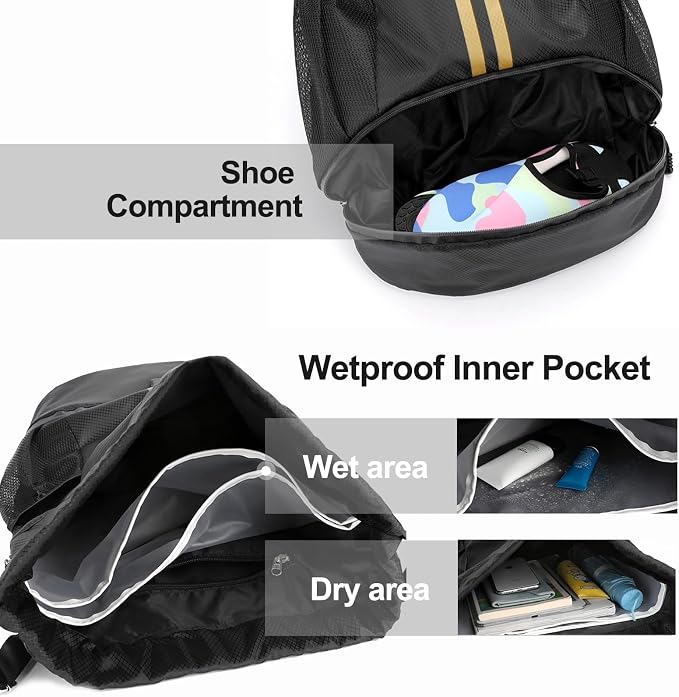 Hoedia Sports Drawstring Backpack - Image 3